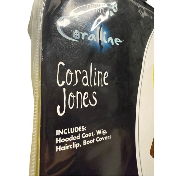 Spirit Halloween Coraline Jones Costume Childs Medium 8-10 NEW - Picture 6 of 7